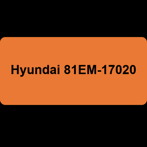 Hyundai 81EM-17020